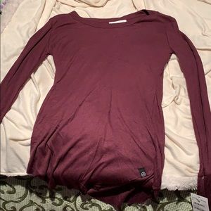 Treasure & Bond purple long sleeve shirt
